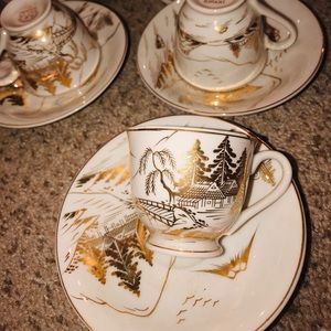 Tea set of 6 -SOLD-